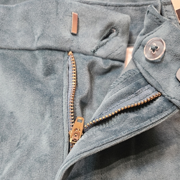 Levis Trouser Pants Womens Baggy 28x31 Green 70s Leisure Suit Loungewear Bottom - Picture 6 of 12